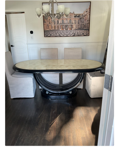 Modern dining room set - room, table